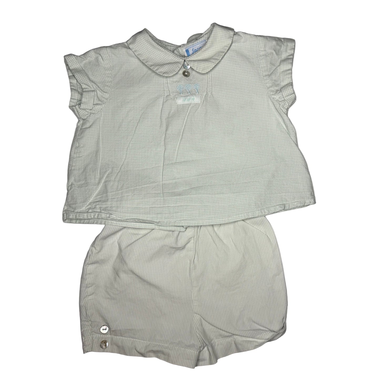 JACADI Blouse & Short set (Vintage made in France in late 90's)