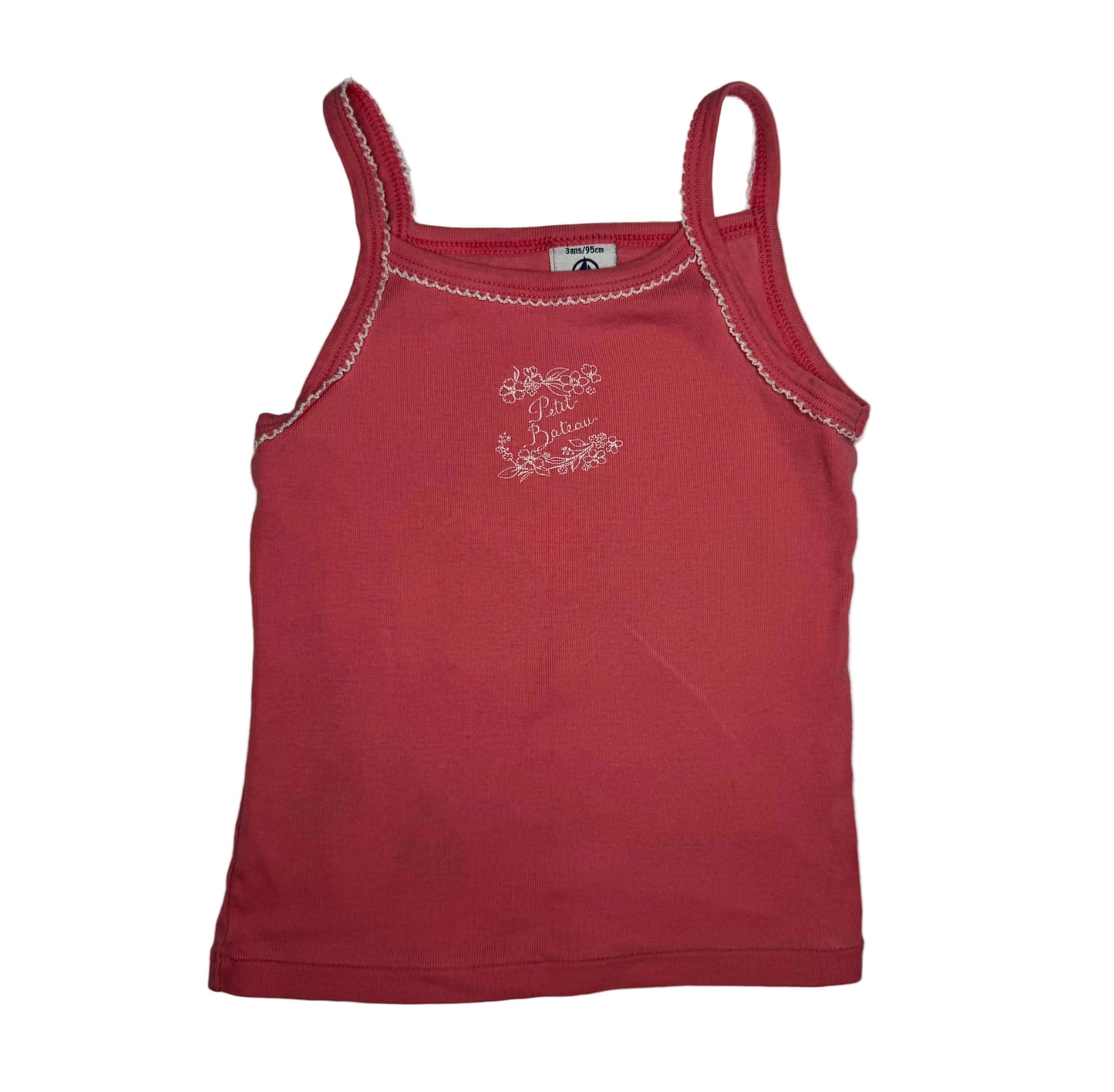 PETIT BATEAU Coral Pink Singlet