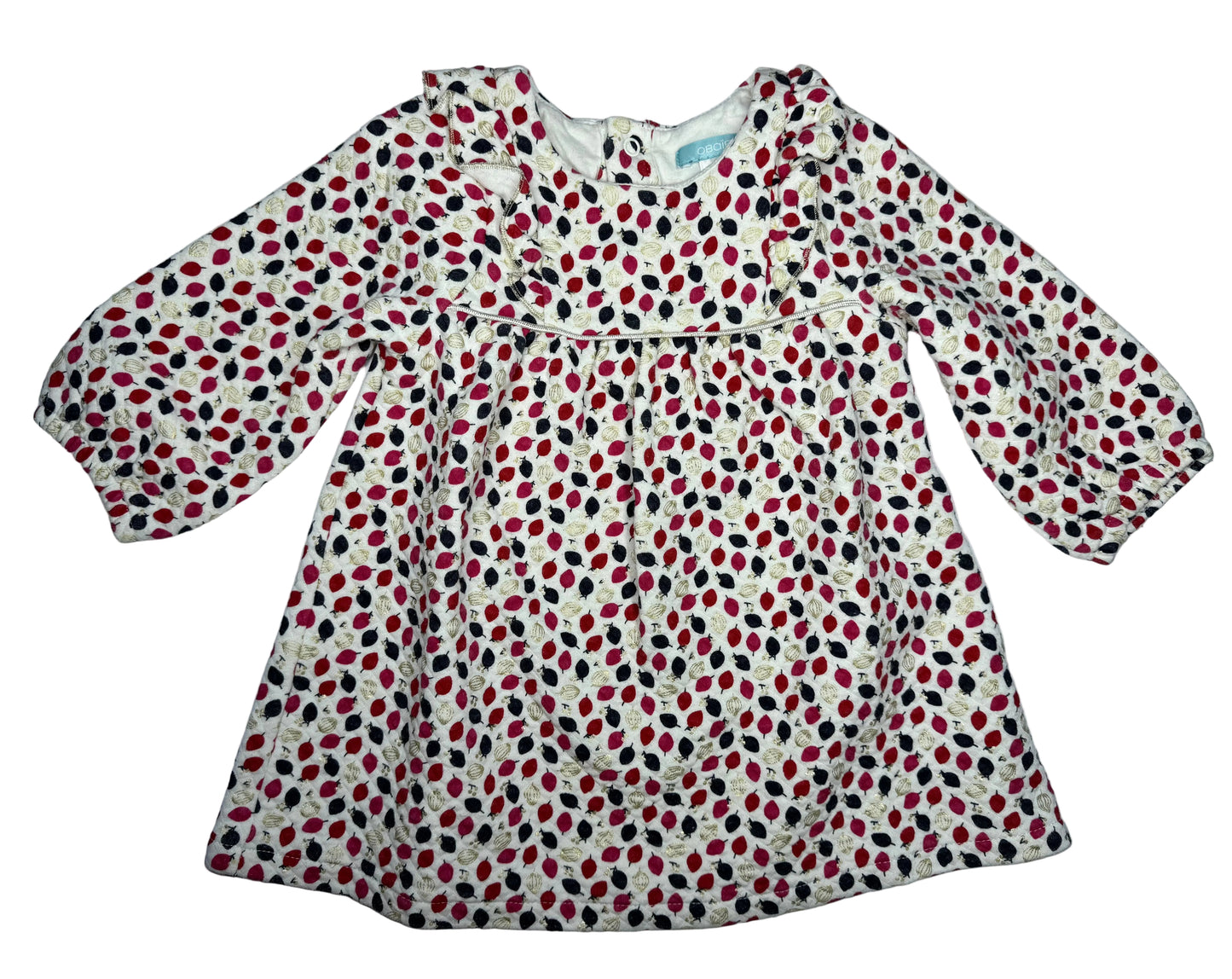 OBAIBI Leaf Print Dress