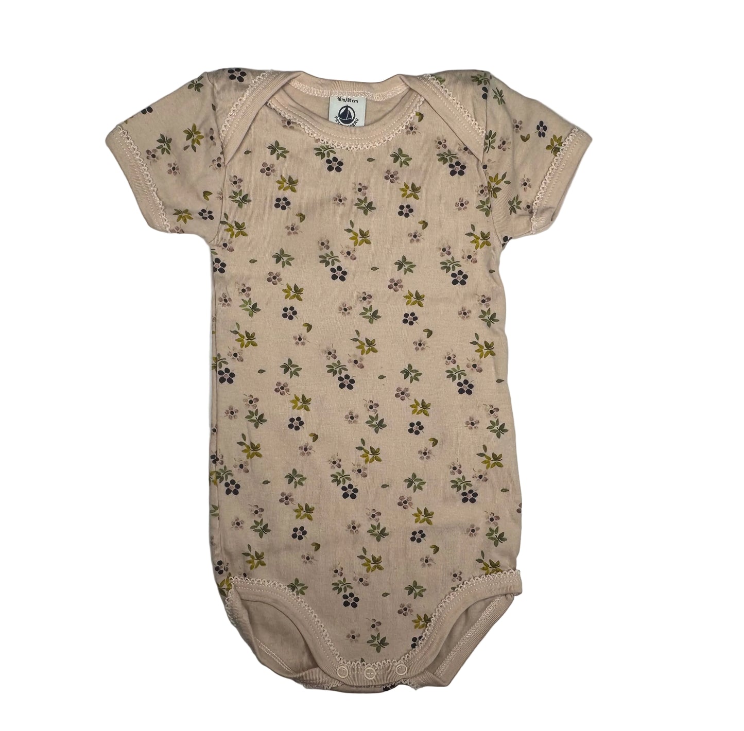 PETIT BATEAU Floral Bodysuit