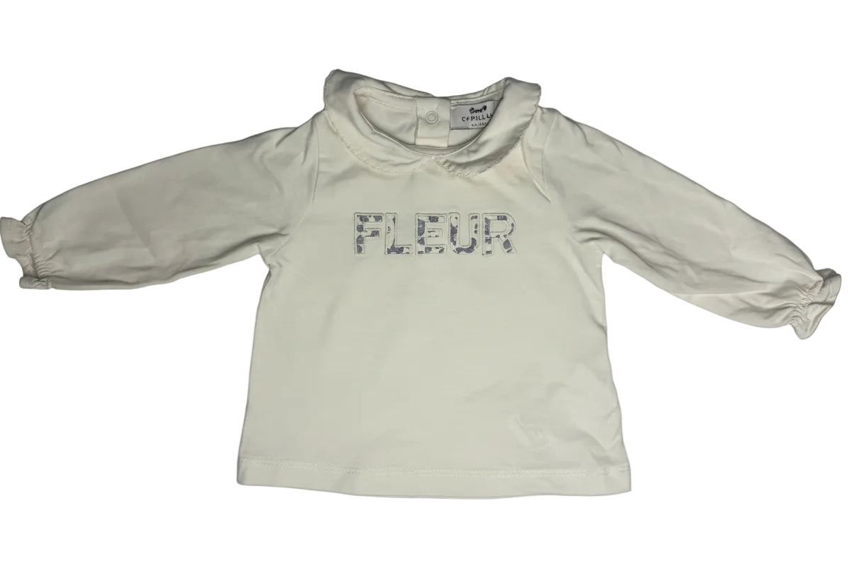 CYRILLUS "Fleur" Tee Shirt