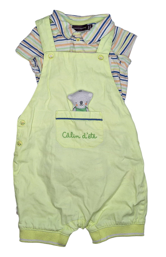 SERGENT MAJOR Overall & Tee set [Imperfect]