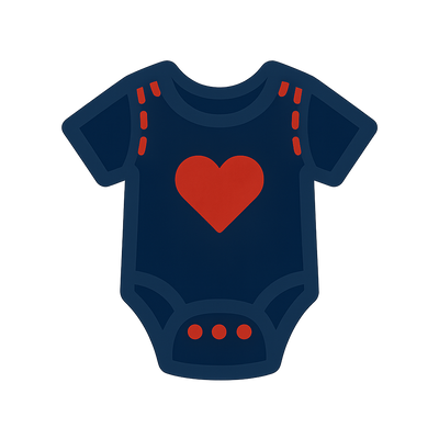 Baby bodysuit icon
