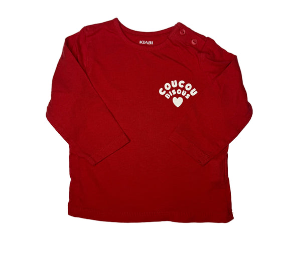 KIABI 'Coucou Bisous' Tee Shirt