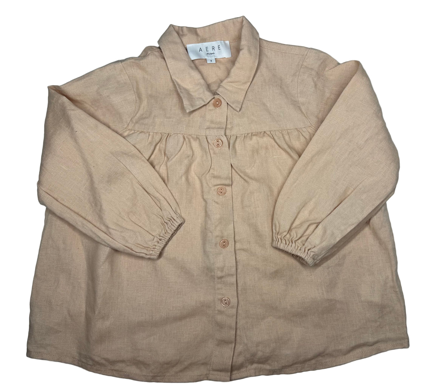 AERE MINI Linen Shirt [Beyond France]