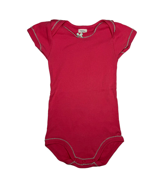 PETIT BATEAU Raspberry Bodysuit