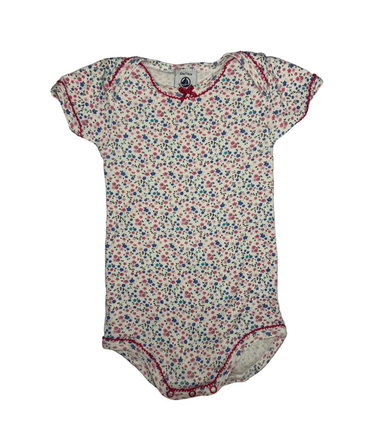PETIT BATEAU Floral Bodysuit