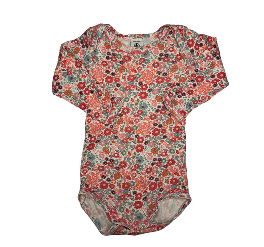 PETIT BATEAU Floral Bodysuit