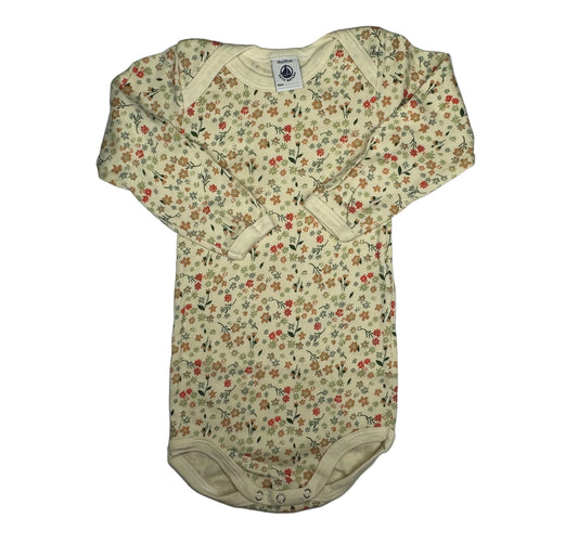 PETIT BATEAU Floral Bodysuit