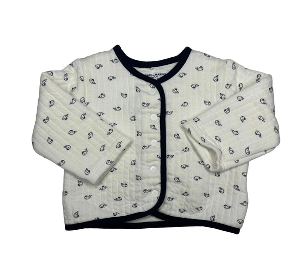 TERRE DE MARINS Whale Cardigan