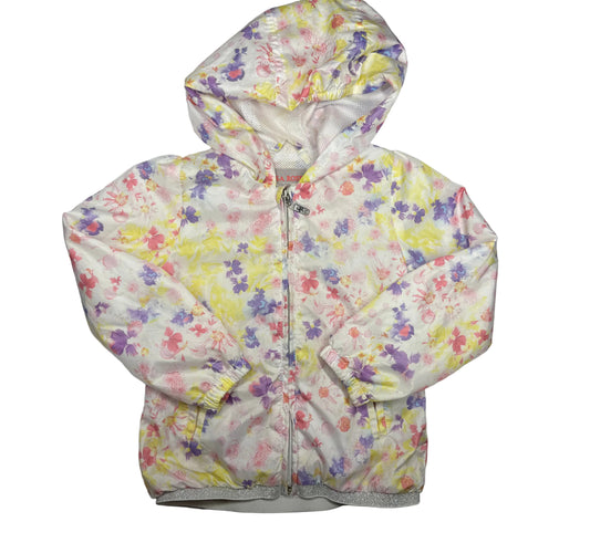 LILA ROSE Light Floral Raincoat