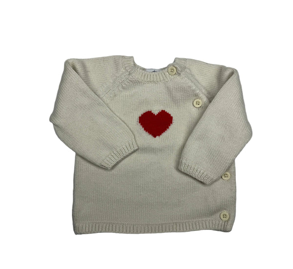 PETIT BATEAU Heart Jumper