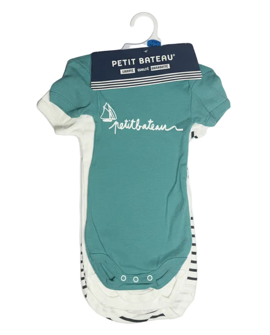 PETIT BATEAU 3 Bodysuits Set [BNWT]