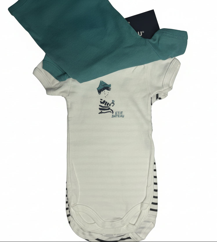 PETIT BATEAU 3 Bodysuits Set [BNWT]