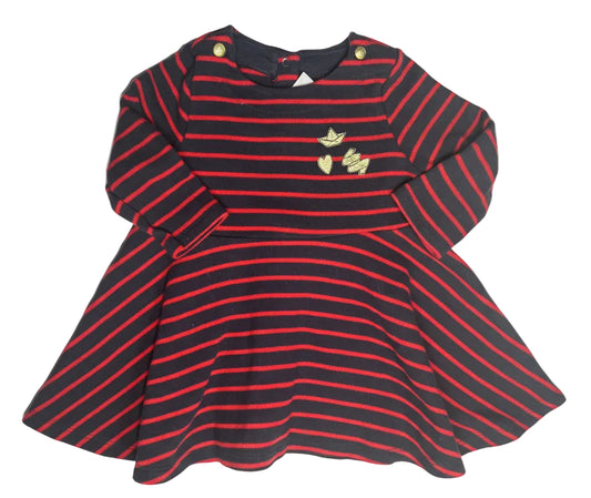 PETIT BATEAU Stripe Dress [NEW Without Tag]