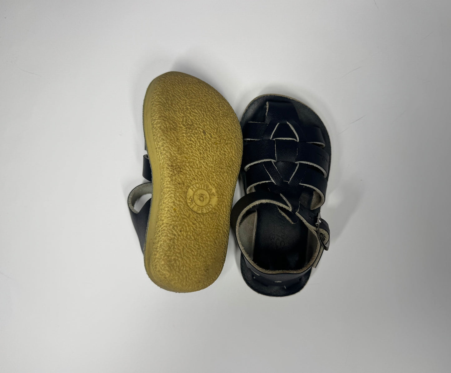 SALT WATER Navy Sandals [Beyond France]