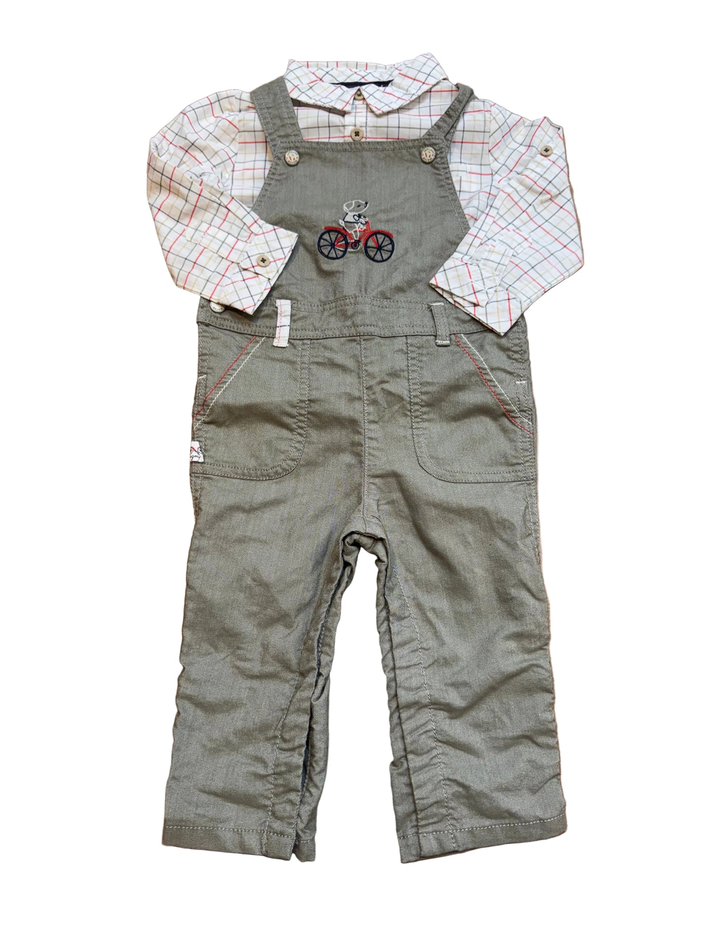 SERGENT MAJOR Overall & Shirt outfit