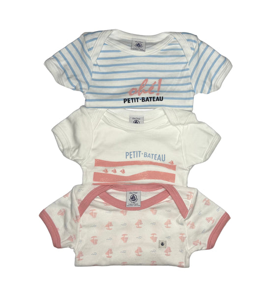 PETIT BATEAU Bodysuits x3